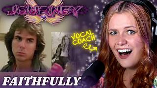 Vocal Coach FULL Analysis of JOURNEY - Faithfully