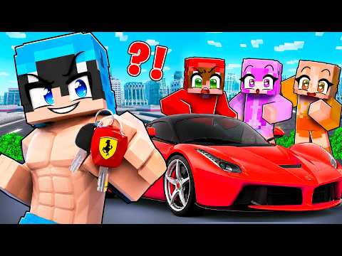 Conseguí un SUPERCOCHE para IMPRESIONAR a Mis Amigos en Minecraft