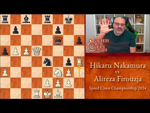 5 Minutes with GM Ben Finegold: Nakamura vs Firouzja, Speed Chess Championship 2024