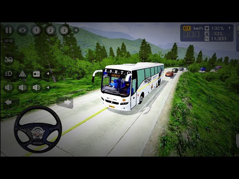 🚌 Bus Simulator 2025 | Realistic Off Road Coach Bus Driving Gameplay | Indian Bus Game #abhigamerz 