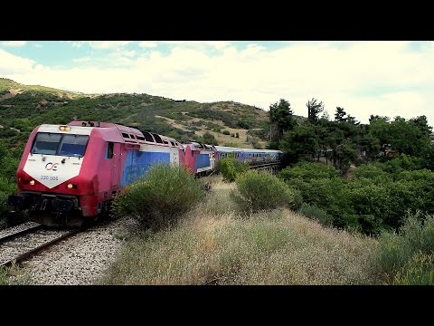 OSE IC 56 ADtranz 220 006 + 220 023 R.S. Stirfaka Bridge - 04.06.2016