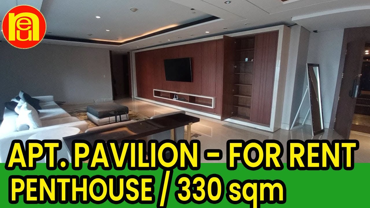 Apartemen Pavilion Penthouse, Renovasi 4 BR Dijadikan 3 BR, Walk In Closet