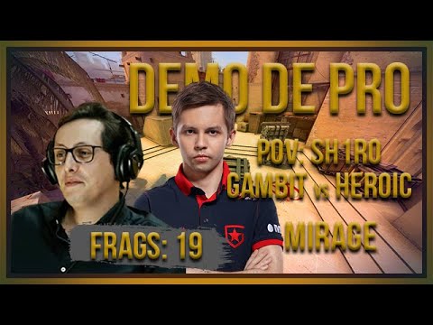 [PT] zorlaK Analisa: PoV SH1RO - GAMBIT vs HEROIC - MIRAGE [Demo de Pro]