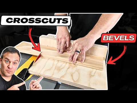 ULTRA SIMPLE Mini Cross Cut Sled || DeWalt DWE7491RS Table Saw