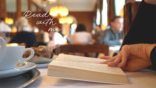 READ WITH ME | 45m Real Cafe Sounds & No Music | Vol. 1 at Viennese Cafe