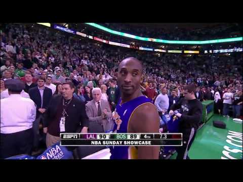 1.31.2010. Kobe Bryant clutch shoot vs Boston Celtics (HD)