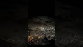 #amazing #night #view #international #flight #windows #clouds #lights #travelvlogs #viral #shorts #