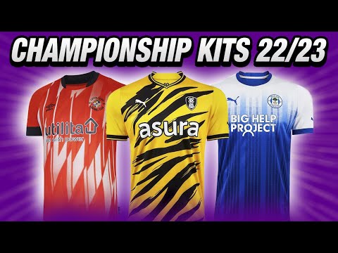 All CHAMPIONSHIP KITS 2022-23 - HOME & AWAY 🔴