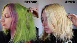 Removing Green Color No Bleach | Moving Series Episode 22