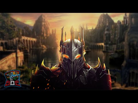 SAURON FACES ELROND AT THE GREY HAVENS - TOTAL WAR THIRD AGE REFORGED