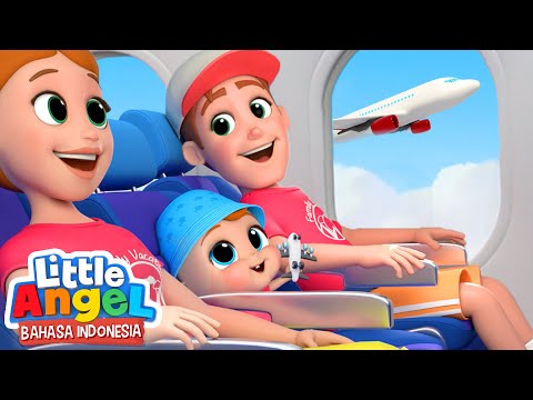 Wear your Seat belt on the Airplane | Good Manners Song | Little Angel Nursery Rhymes & Kids Songs