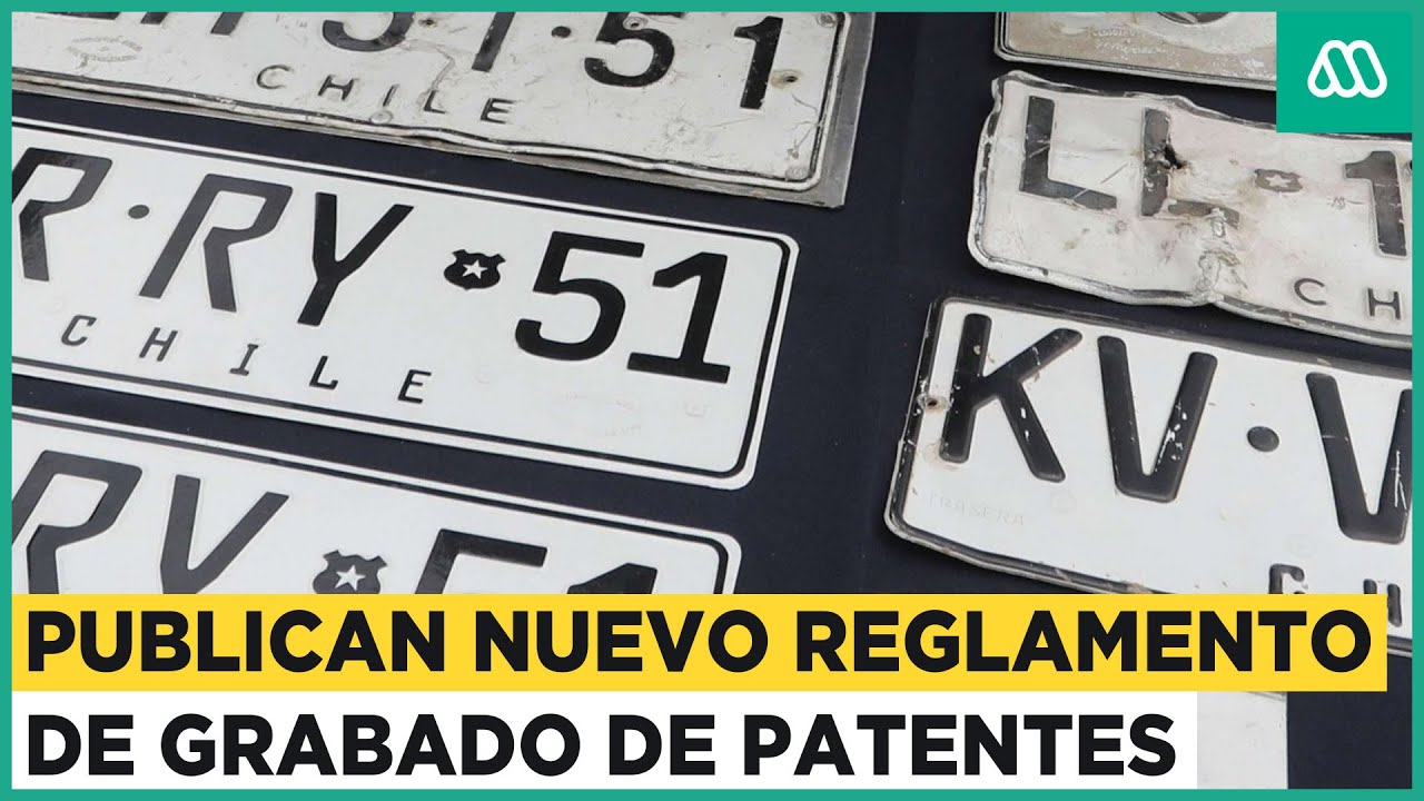 Publican reglamento de grabado de patentes: Deben estar en vidrios y espejos del auto