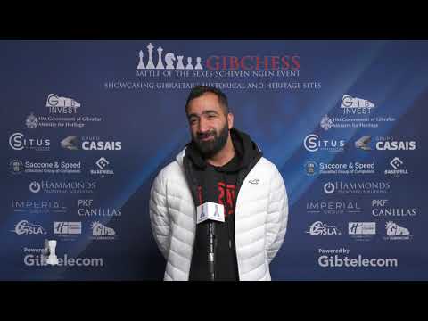 #GibChess Battle of the Sexes, Round 6, interview with Husain Aziz