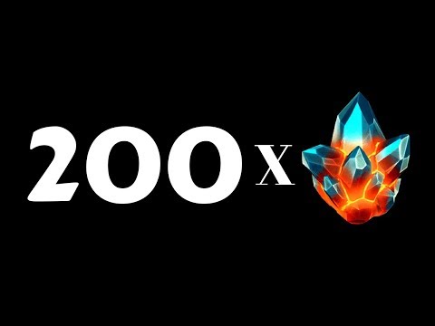 MY LUCKIEST OPENING YET! 200X Premium Hero Crystals