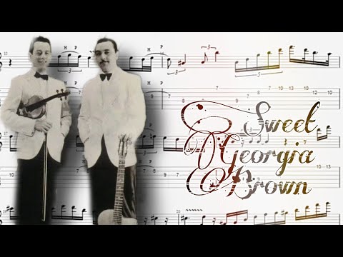 Sweet Georgia Brown - Django Reinhardt and Stéphane Grappelli (Gypsy Jazz transcription - 1938)