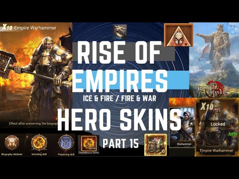 Hero Skins Part 15 - Charles Martel the Empire Warhammer - Rise of Empires Ice & Fire