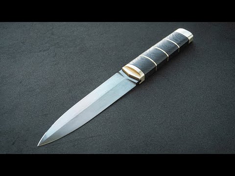 I Made a Black Dagger Knife from Scratch