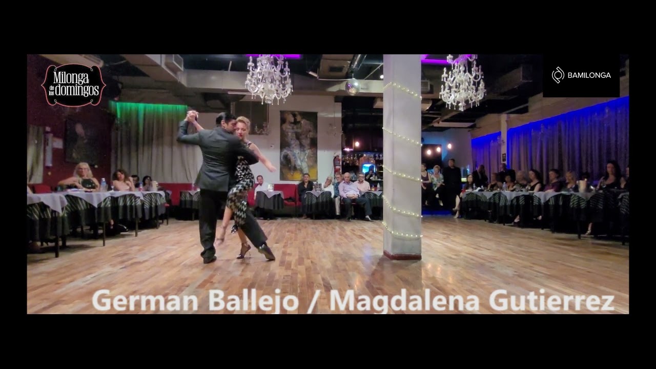 German Ballejo y Magdalena Gutiérrez / Milonga de los Domingos / 6 de Noviembre 2022 - 2/3