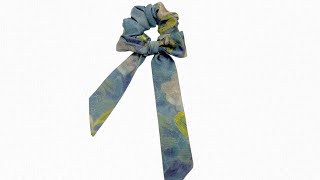 Chinese style ribbon hair tutorial Full Video