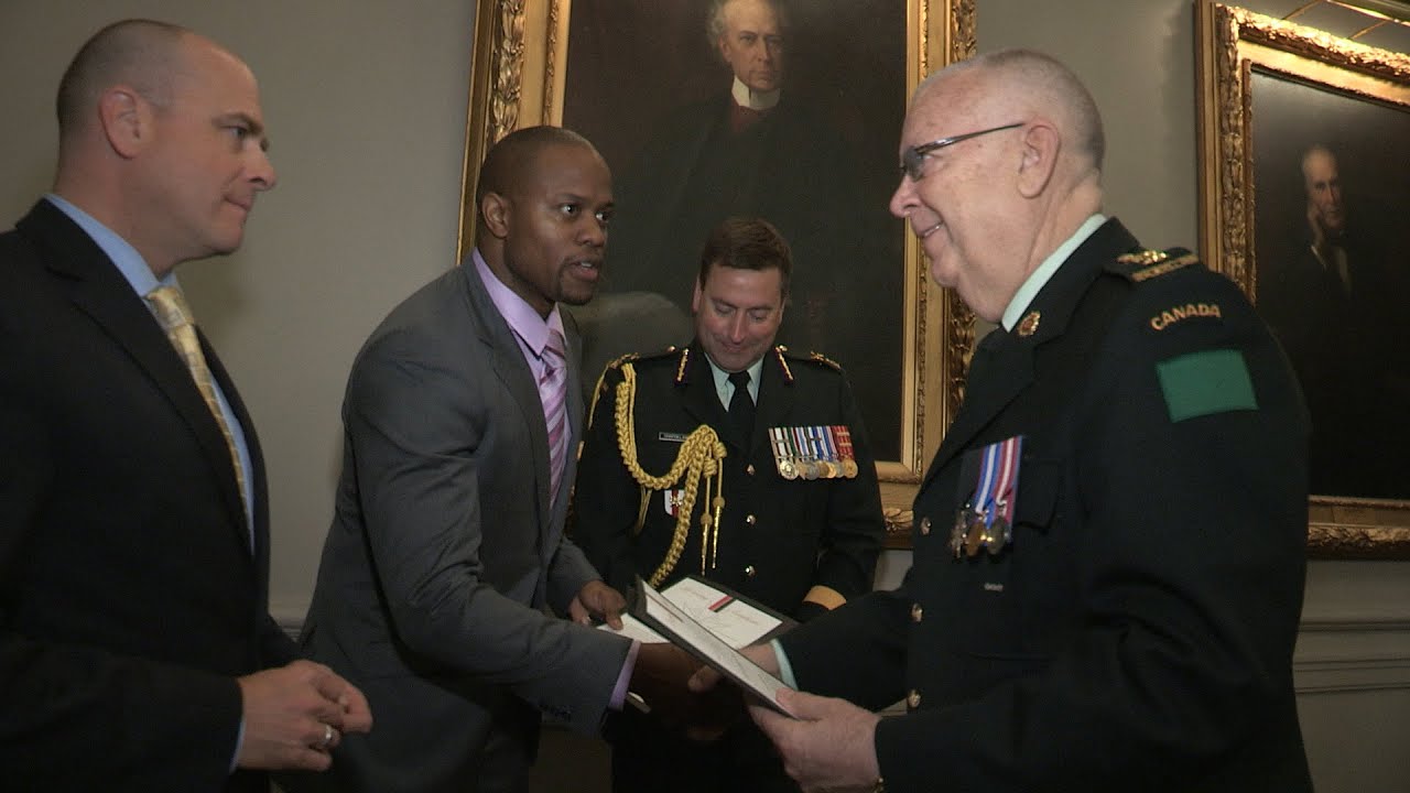 Service Members were recognized by St. John Ambulance for their lifesaving work