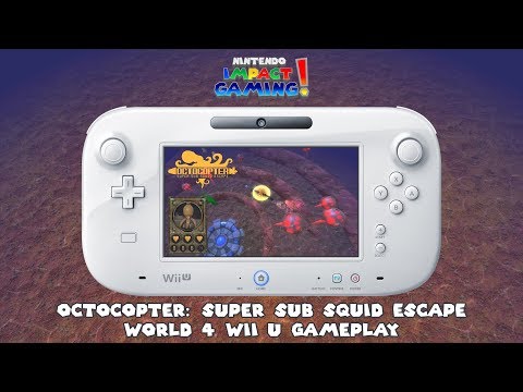 Octocopter: Super Sub Squid Escape - World 4 Gameplay