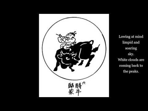 Ten Ox Herding Pictures (Picture Six - Riding Home on the Ox) - Yamada Mumon - Zen Buddhism
