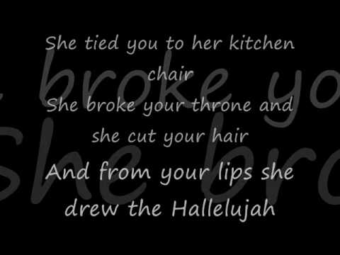 Hallelujah(shrek song) kurt nilsen - lyrics