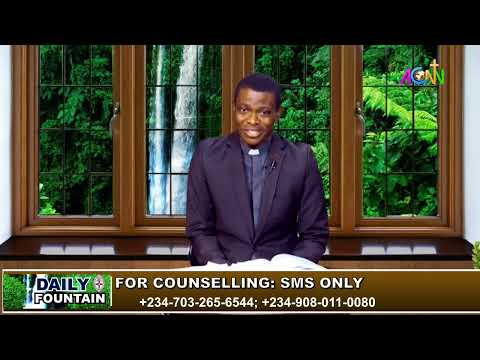 DAILY FOUNTAIN DEVOTIONAL OF JUNE 3, 2023 - THE REV'D CANON INNOCENT U. ERERIDJERE