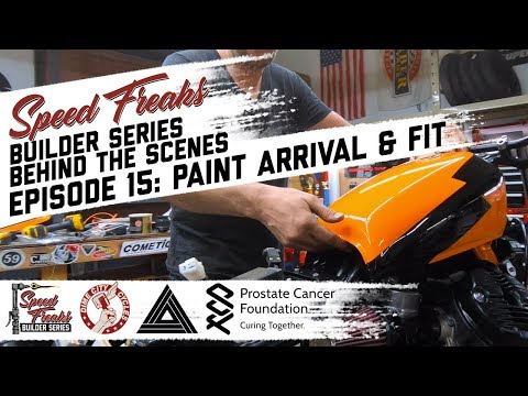 Honda CX500 Moe Colors Paint Arrival - 'Speed Freaks' Builder Series Part 15