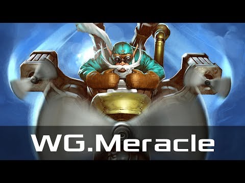 WG.Meracle — Gyrocopter, Offlane (Jan 26, 2018) | Dota 2 patch 7.07 gameplay