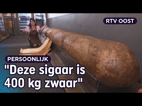 Ria restaureert de grootste sigaar ter wereld! | RTV Oost
