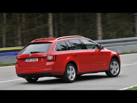 Skoda Octavia III Combi 2013 1,8 TSI - driving moments from testing