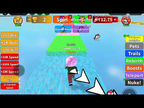 Every Step +1 Speed ROBLOX GAMEPLAY