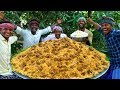 MUTTON BIRYANI Layered Mutton Biryani Recipe Cooking In Village Goat Biryani Cooking Eating