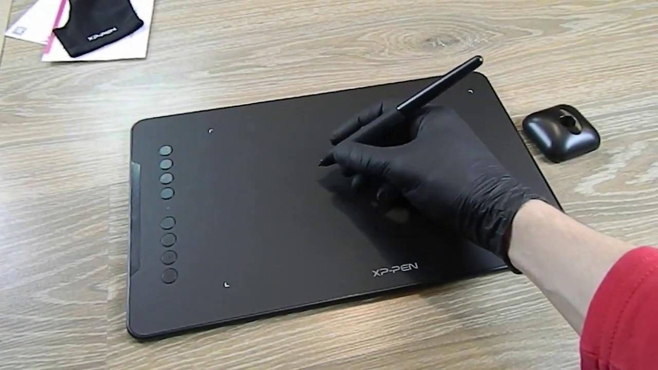 Распаковка  графического планшета XP-PEN Deco 01 v2  Unpacking the XP-PEN Deco 01 v2 graphics tablet