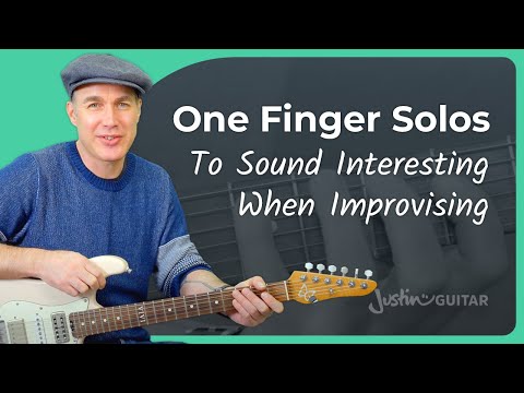 One Finger Solos: The Key For Melodic Scales