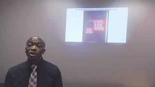Timothy Brown introduces the book Letters To Our Brothers! 44 Authors. Best selling book Amazon!