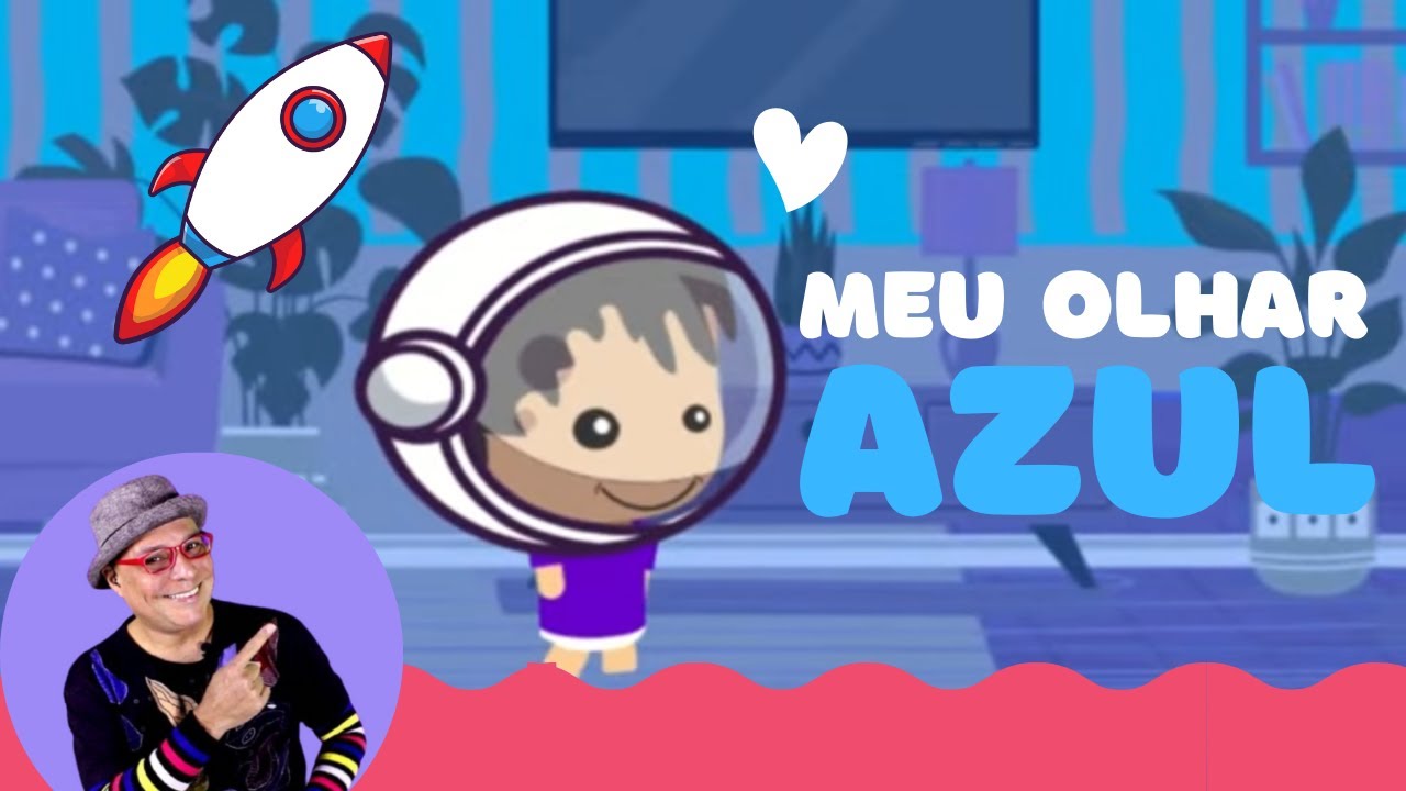 MEU OLHAR AZUL | Musica infantil sobre o autismo | Abril Azul