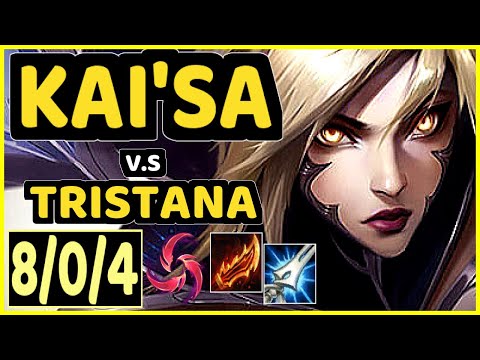 ATTILA (KAI'SA) vs TRISTANA - 8/0/4 KDA BOTTOM ADC CHALLENGER GAMEPLAY - EUW