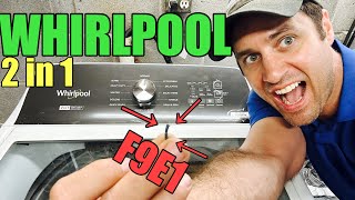 Why This Whirlpool 2in1 Washer Isn’t Draining or Starting | Broke Pump Wires of Death | WTW5057LW0