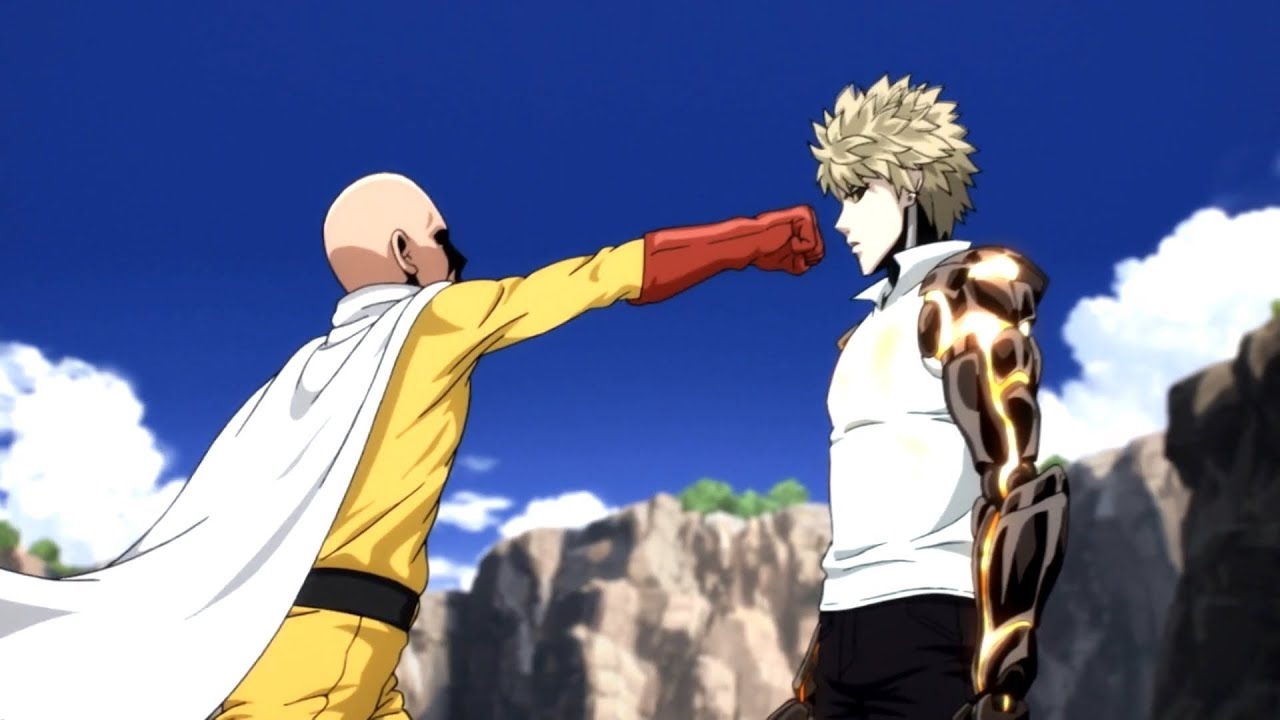 Saitama vs Genos full fight uncut 1080p | English Dub