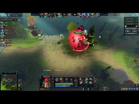 Hard support grimstroke solo-ed mid tinker late game (Dota 2)