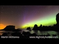 Elephant Rock Geomagnetic Storm DSLR Time Lapse Ballintoy Oct 7th 8th 2015