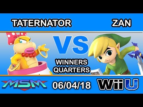 MSM 149 - KH | Taternator (Wendy) Vs. PG | Zan (Toon Link) Winners Quarters - Smash 4