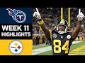 Titans vs. Steelers | NFL Week 11 Game Highlights