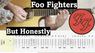 Foo Fighters - But Honestly Guitar Cover (all parts) | Guitar Tab
