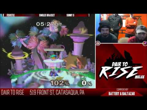 DtR 6 Melee Singles - Fishstix (Icies) vs. Sunny D (Falco) - Winners SIde