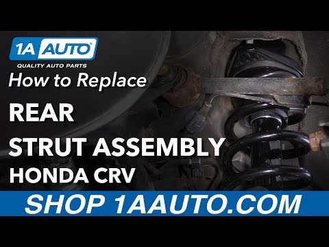 How to Replace Rear Strut Assembly 07-11 Honda CRV