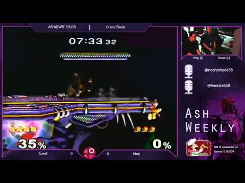 Melee Grand Finals ASH@WIT 5/1/15 - Moy (Ganon, Marth) vs Sveet (Fox)