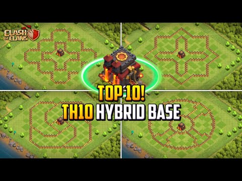TO 10! Best Town Hall 10 (TH10) Hybrid Base Layout + Copy Link 2023 | Clash of Clans